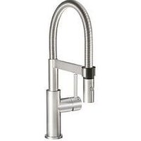 Robinet cuisine Steel expert compact, acier massif, Sans nettoyant