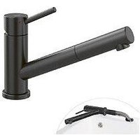 Robinet cuisine rabattable Como Shower window, anthracite, Sans nettoyant
