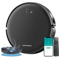 Liectroux L200 Aspirateur robot aspiration maximale de 4000 Pa, cartographie intelligente, réservoir d'eau à commande électrique de 230 ml, jusqu'à