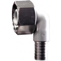 Raccord coudé CNS 90° pour tuyau à bière 5/8 pouce, NW 7mm