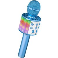 Microphone sans Fil Karaoké, Micro Karaoke Enfant avec Lumières LED de Danse, Microphone Bluetooth pour Enfants Fille Garcon pour Fête Chanter Idée