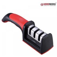 Aiguiseur De Couteaux Robuste Rouge Herzberg Hg8101-Blk