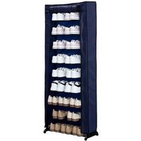 Meuble À Chaussures 9 Niveaux Herzberg Hg8076-Blu