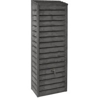Récupérateur d'eau de pluie Forestier 300 L avec robinet laiton + Kit raccord chéneau - BelliJardin