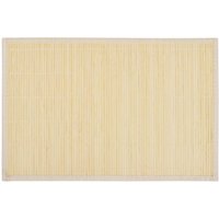 6 Napperons En Bambou 30 X 45 Cm Nature