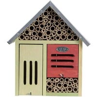 Esschert Design-Hôtel À Insectes, Taille L, Avec Brosse De Nettoyage.-Ed-Wa76