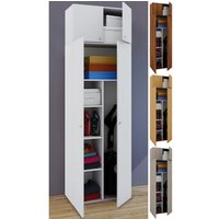 Vcm Armoire À Balais En Bois Aspirateur Armoire De Nettoyage Armoire De Ménage Tiroir Vandol Sa Armoire À Balais En Bois Aspirateur Armoire De