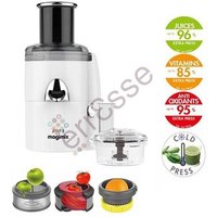MAGIMIX Juice Expert 3 avec Coffret Coupe Légumes Blanc