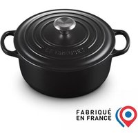 LE CREUSET Cocotte en Fonte émaillée 26 cm Noir Mat