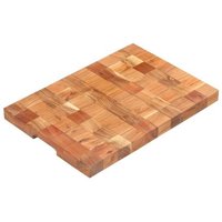 Vidaxl Planche à Dã©Couper 50x34x3,8 Cm Bois D'acacia Massif