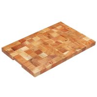 Vidaxl Planche à Dã©Couper 60x40x3,8 Cm Bois D'acacia Massif