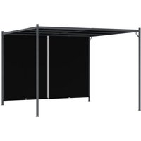 Vidaxl Pergola De Jardin Avec Toit R¿¿Tractable 3x3 M Anthracite