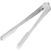 Fackelmann 49317 Pince À Glaçons, Pince De Cuisine, Pince Inox, Ustensile De Cuisine, Acier Inoxydable, Argent, 15 Cm