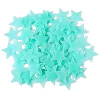 Fourniture Autocollant Lumineux Étoile Fluorescente Autocollant Mural En Plastique Auto-Adhésif Autocollant De Décoration De Chambre D'enfant 3cm,