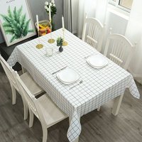 Nappe A Carreaux En Pvc Tapis De Table Étudiant Nappe Nordique Nappe De Table Basse Jetable Moderne Minimaliste Imperméable Et Résistant A L'huile,