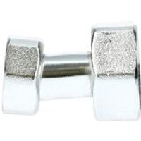 Raccord double écrous prisonniers réduits chromé F12X17 F15X21 - DUMONT - D095036
