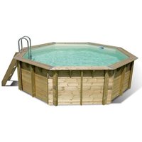 Piscine bois Océa 5,10 x 1,20 m - Liner beige