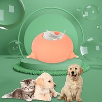 Distributeur De Lait Pour Animaux De Compagnie, Bol À Bulles De Lait 200ml, 3 Tétines En Silicone Pour Nouveau-Né, Station D'allaitement Pour Chiots