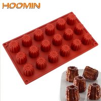 Moule À Gâteau En Silicone En Forme De Muffin, 18 Trous, Petites Fleurs, Chocolat, Bonbons, Cuisson, Couleur Aléatoire, Bricolage, Cupcake, Poêle,