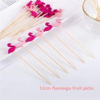 100pcs Bâtons De Cocktail, Bâtonnets De Bois Fruit Fourchette Bambou Brochette De Dessert Cure-Dents Pics À Cupcakes Pour Apéritifs Gateau Sandwich