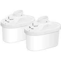 Filtre À Eau Alcalin - Filtres À Eau De Rechange Pour Pichet, Cartouche Améliorant Le Ph, Système De Filtration En 7 Étapes Pour Purifier, Lot De 2