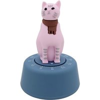 Minuterie Minuterie De Cuisine Mécanique En Forme De Chat En Forme De Chat(Rose)