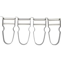 Éplucheurs À Légumes, Lot De 4 Éplucheurs De Type Rasoirs À Légumes, Économes, Épluche Légumes, Acier Inoxydable, Argenté, 11,3 Cm X 6,7 Cm
