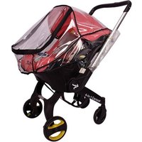 Habillage Pluie Nacelle Universelle - Eva Protection Landau Imperméable, Fenêtre De Contact Pratique Avec Auvent, Bonne Ventilation