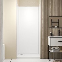 Pack de 3 Panneaux Muraux Aluminium BLANC 90x210 cm avec Profilés ANODISE BRILLANT - WALL'IT