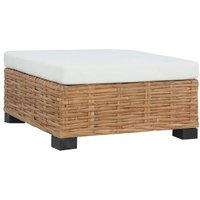 Prolenta Premium - Repose-Pied Avec Coussin Rotin Naturel
