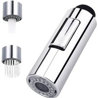 Douchette Extractible Robinet 2 modes Robinet Pulvérisateur de Cuisine Douchette de cuisine extractible Pommeau de douche de rechange en plastique
