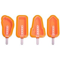 Moule À Glace Iconique Silicone Multicolore 4 Pièces