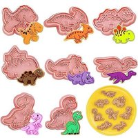 Emporte Forme Dinosaure, 8 Pièces Patisserie Biscuit Moule, 3d Moule Biscuit, Moule Animaux Cookie, Emporte Pièce Enfants, Pour Biscuit, Pâtisserie,