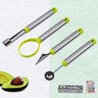 Outil À Découper Les Fruits En Acier Inoxydable,Cuillère De Melon,Vide Pomme,Couteau À Découper, Décapant De Graines Pour Eplucheur De Fruits,Utilisé