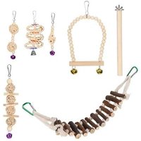 Vgeby Jouets De Cage En Corde De Hamac Pour Oiseaux Vgeby Jouets À Mâcher Pour Oiseaux Vgeby Jouets De Balançoire Animalerie Jouet