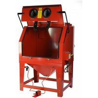 Varan Motors - SB990L Cabine de sablage, microbilleuse, sableuse à manchons professionnelle 990 litres avec Aspiration