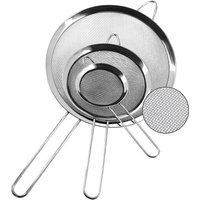 Filtre À Tamis Fin - Tamis En Acier Inoxydable De Haute Qualité, Maille Durable, Poignée Ferme, Adapté Au Tamisage Des Matériaux Secs, Farine, Pâtes,