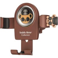 Trou De Ventilation De Voiture Ours En Peluche Support De Téléphone Portable Trou De Ventilation De Dessin Animé Créatif Base De Téléphone Portable