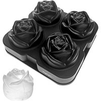 Moule À Glaçons Rose 3d - Utilisez Un Moule À Glaçons En Silicone Jello Au Chocolat Pour Fabriquer Des Plateaux Pour Les Fêtes, La Fête Des Mères,