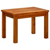 Vidaxl Table Basse De Jardin 50x35x36 Cm Bois Solide D'acacia