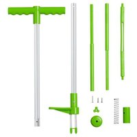 Extracteur de mauvaises herbes Désherbeur Twister Push Twist & Pull Claw Garden Lawn Easy Root Remover Killer Grabber Outil léger à long manche