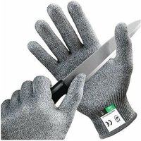 Une paire de gants anti-coupure de grade 5, protection anti-coupure de cuisine de qualité alimentaire abattage jardinage pêche gants de travail du
