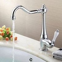 Robinet de Cuisine lgant avec Bec Haut Rotatif 360 PZCC