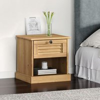 Vidaxl Table De Chevet Vigo 42x35x40 Cm Bois De Pin Massif