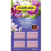 Engrais Pour Orchidées - Algoflash - 20 Bâtonnets - Action Jusqu'a 3 Mois