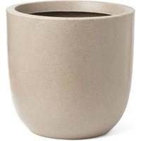 Capi Pot À Fleurs Waste Smooth 35x34 Cm Beige Terrazzo