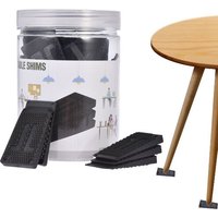 Cales De Meubles Réglables En Caoutchouc Durables, Pieds De Chaise Antidérapants, Protecteurs De Sol, 36 Pièces