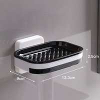 Boîte De Rangement Murale Pour Éponge De Cuisine, Double Couche, Sans Poinçon, Support De Mélange De Proximité, Étagère À Vaisselle Regina, Hoevalut1