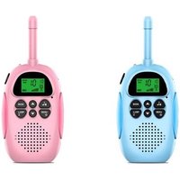 Talkies Walkies Enfants, Talkie Walkie Rechargeable avec Radio à 2 Voies 16 Canaux, 3 KM pour Aventures Extérieures Camping Randonnée, Cadeau De Noël