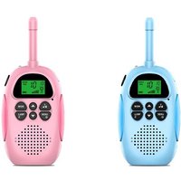 Talkie-walkie pour enfants, Jouets 3-12 ans Talkie-walkie rechargeable avec radio 16 canaux 2 canaux et lampe de poche